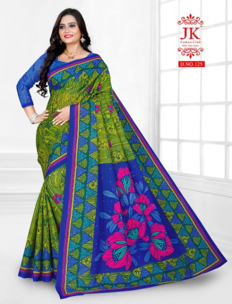 Jk Karishma 1 Casual Daily Wear Cotton Printed Latest Saree Collection